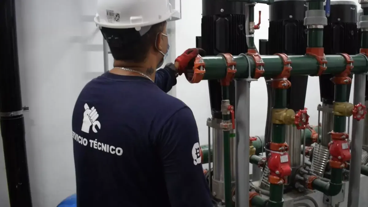 Cuarto de bombas del Proyecto Brasil en Jesús María